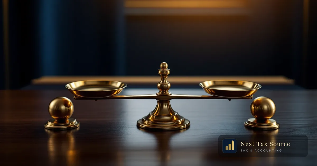 Brass balance scale weighing US and UK tax papers, illustrating US UK double taxation treaty relief