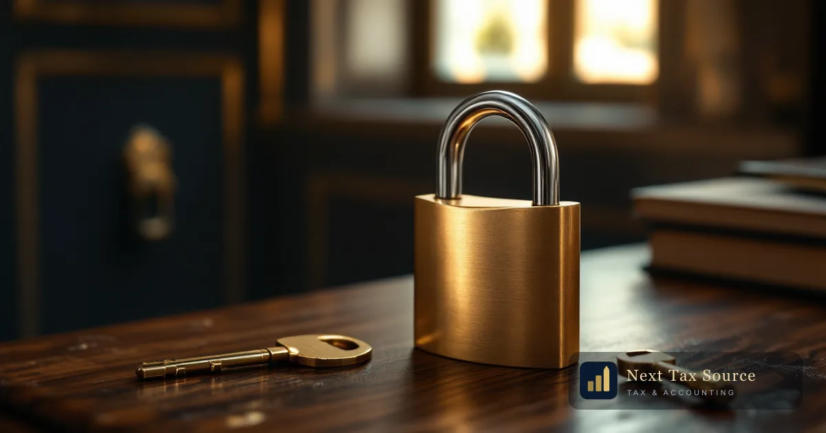 An open brass padlock and key on a walnut desk, representing the repeal of the Windfall Elimination Provision for people with UK pensions and US Social Security